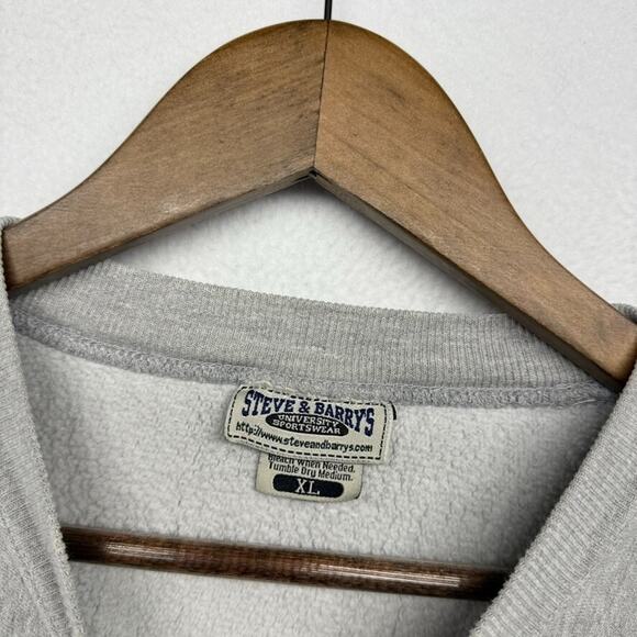 Vintage Michigan Sweatshirt Men's XL Gray Crewneck Embroidered Heavyweight y2k - Picture 5 of 14